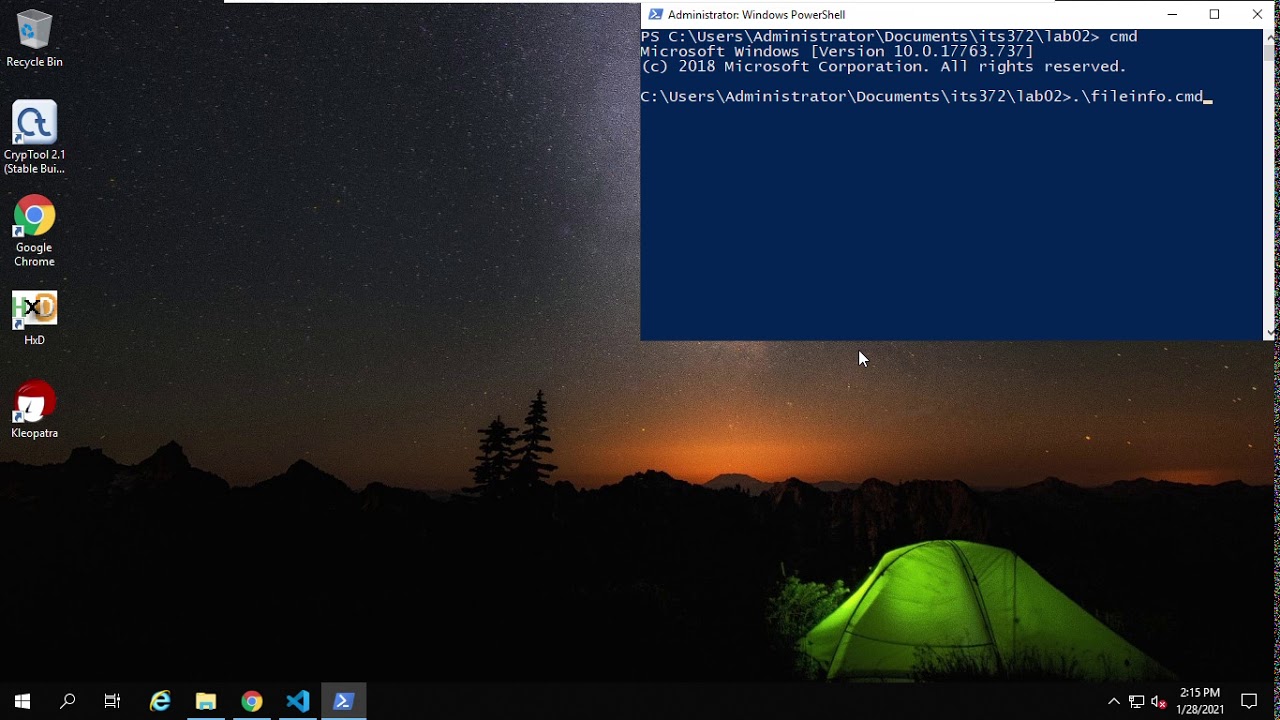 Lab03 Windows Batch Programming