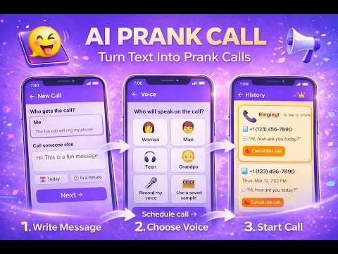 Fake Call AI: Real Prank Calls