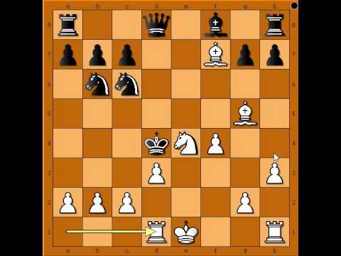 Kompozicija i analiza partije sa neverovatnim napadom -  PERRIER vs WELLMUTH # 638