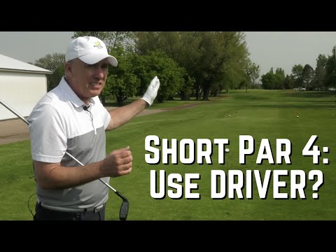 How to Play a Short Par 4 - Live Golf Lesson