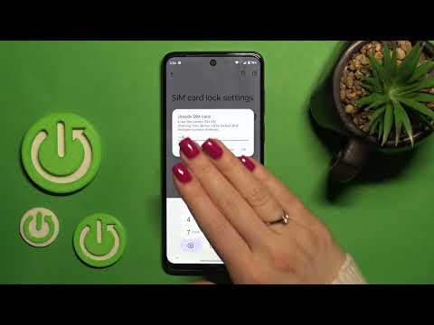 How to Turn Off the SIM Card PIN Code on the MOTOROLA Moto G53 - Remove a SIM PIN