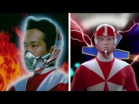 [SS x PR] GoGo V vs Lightspeed Rescue henshin