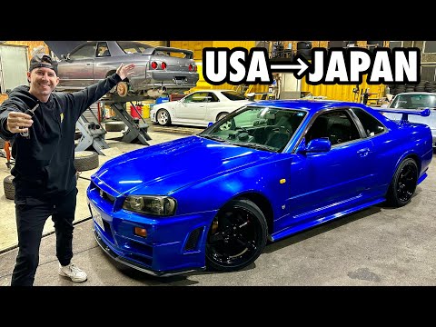 BUYING MY DREAM R34 SKYLINE GTR IN JAPAN!
