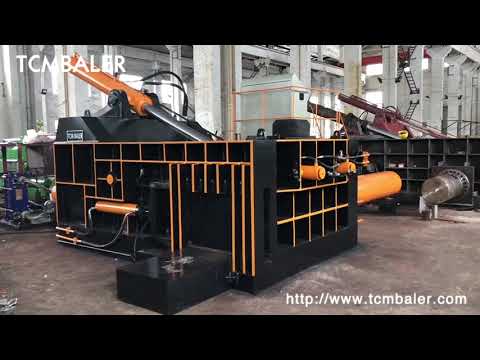 aluminium commercial scrap hydraulic bale press machine