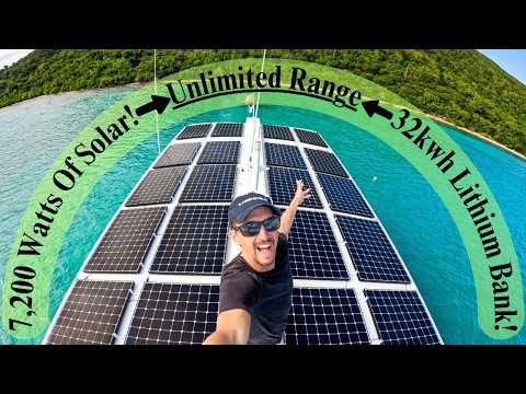 How DIY Electric Catamaran Works (Solar & LiFePO4 Battery Bank) [Fully Explained]