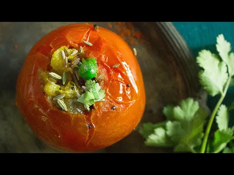 Indian Stuffed Tomatoes