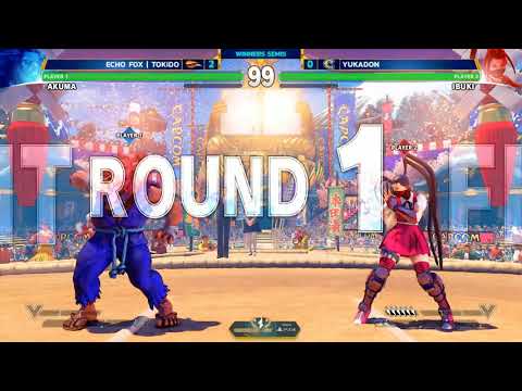 CAPCOM CUP 2017 SFV TOP 8 (ECHO FOX TOKIDO) vs (YUKADON)