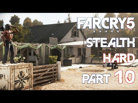 FAR CRY 5 Stealth Gameplay Part 10 – All 8 Henbane River’s Outposts Undetected Liberation
