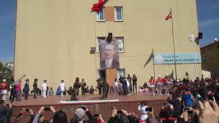 TSK VATAN MARŞI ENVER ÇELİK İLKOKULU 1-C 23 NİSAN 2019 GÖSTERİSİ