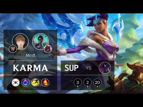 Karma Support vs Morgana - KR Challenger Patch 9.19