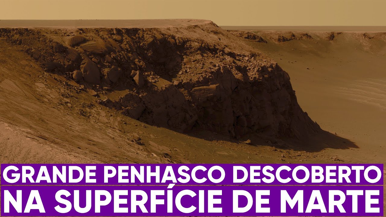 Robô da NASA encontra penhasco em Marte