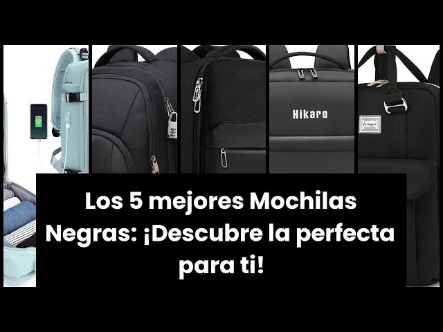 Vídeo relacionado con WENIG Mochila Hombre Impermeable Mochila Ordenador Portatil 17.3 Pulgadas Mochilas Escolares Bolso de Escuela Adolescente con Puerto USB Antirrobo Mochila Mujer para Viaje Diario - Negro