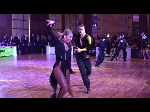 Aleksandrov Kirill & Dubrovskaya Anastasia Cha-Cha 1/4 Amateur Latin Crystall Ball 2018