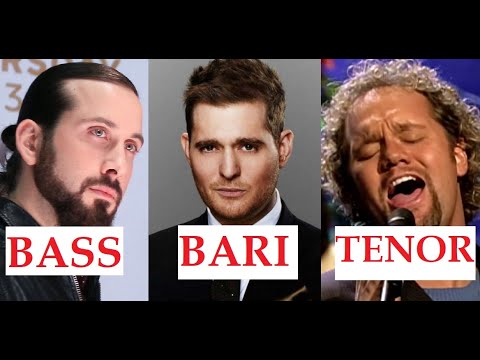 Bass, Baritone & Tenor - Low & High notes!!!