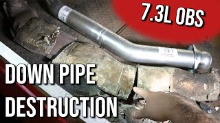 Upgrading a Ford OBS 7.3 downpipe!