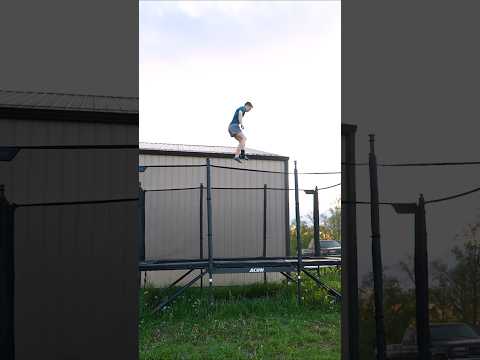 I Fell THROUGH the Trampoline...