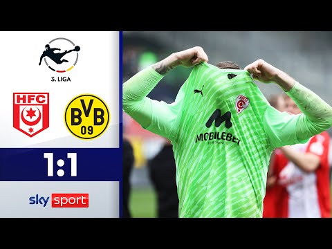 Remis zum Abschied aus Liga 3! | Hallescher FC - Borussia Dortmund II | Highlights - 3. Liga 2023/24