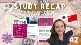 Everything I have studied in March & April 2025 🌸 Languages, Psychology, Intercultural Studies