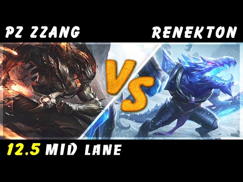 Pz Zzang - Yasuo vs Renekton MID Patch 12.5 - Yasuo Gameplay