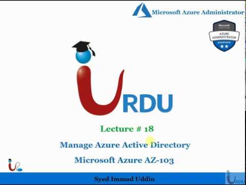 Introduction to MS Azure Series AZ 103