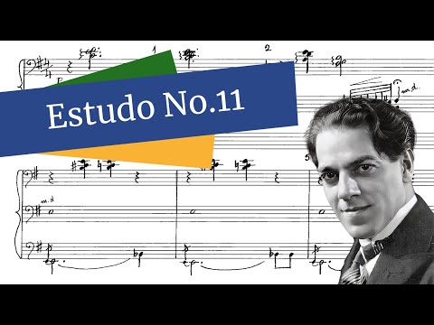 Villa-Lobos/Brandão - Estudo No.11 (Lucia Barrenechea, piano) (1ª gravação mundial)