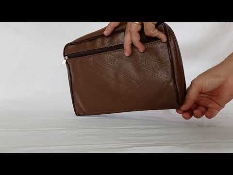 Pasta CCB Tradicional GG Costurado Marrom 2   R1786 - Musical Rava