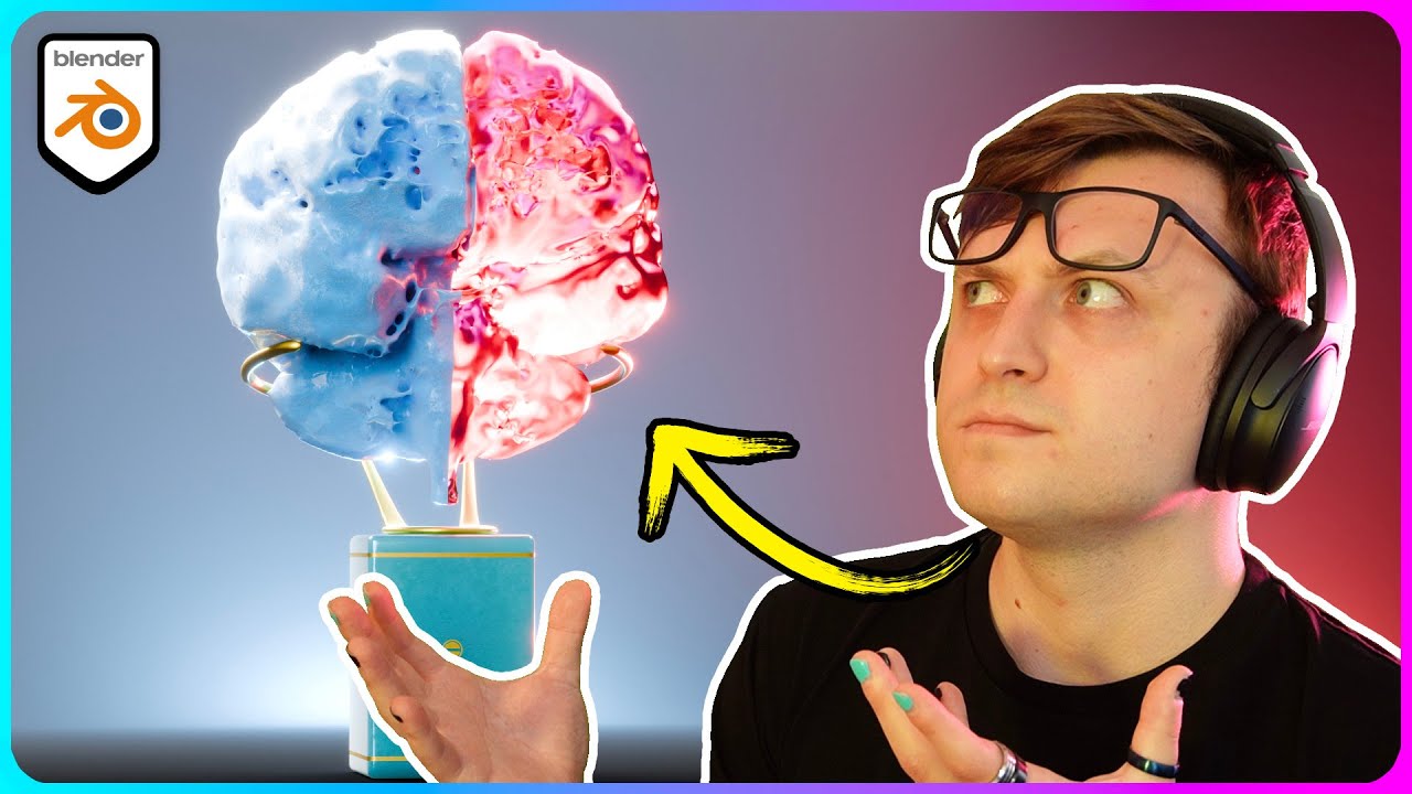 I Turned my BRAIN into 3D ART with Blender!