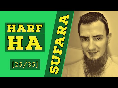 SUFARA (arapsko pismo) za početnike | Krupno Ha [25/35]