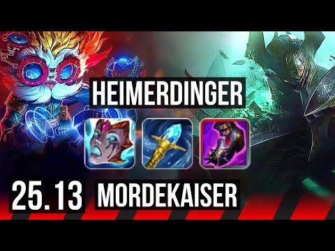 HEIMERDINGER vs MORDEKAISER (TOP) | 6/2/7 | KR Diamond | 25.13