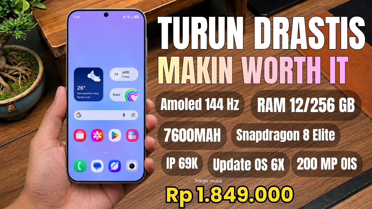 WAKTUNYA SIKAT‼️12/256GB, 7600MAH, 200 MP OIS - HP TURUN HARGA PALING WORTH IT BUAT DIBELI 2026