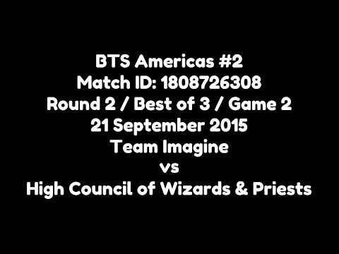 Team Imagine vs High Council of W&P 09212015 MID 1808726308 BTS Americas #2 Round 2 / BO3 / Game 2