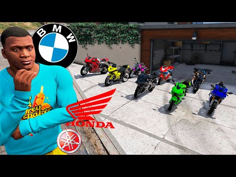 COLECIONANDO MOTOS TRILIONÁRIAS DO FRANKLIN NO GTA 5