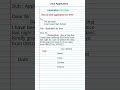 Application for fever | application for sick leave #shorts