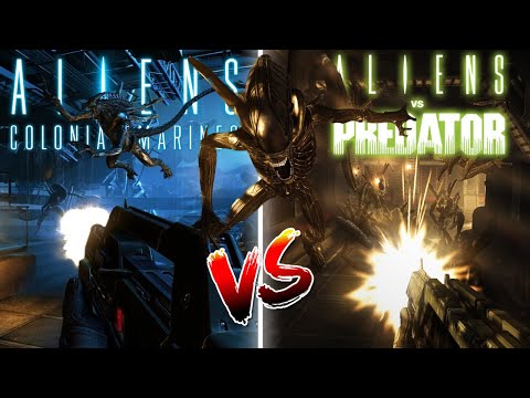 Aliens Colonial Marines vs AVP - Direct Comparison