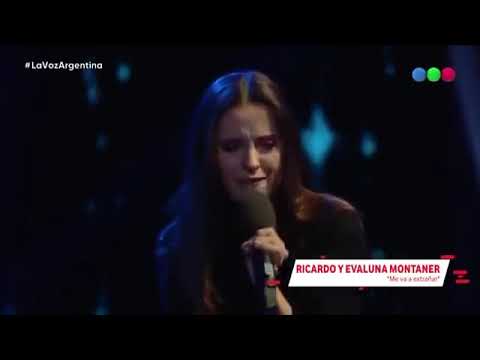Ricardo Montaner y Evaluna Montaner Me Va A Extrañar La Voz Argentina 2018