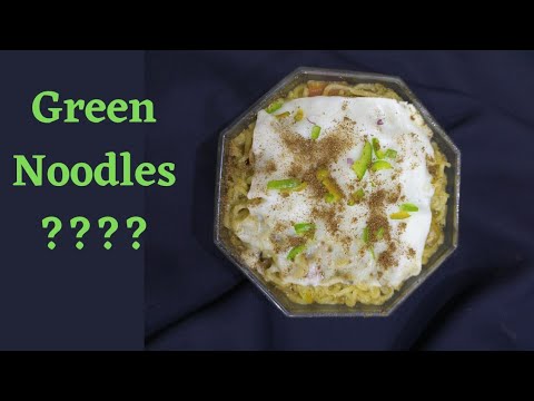 Green noodles recipe