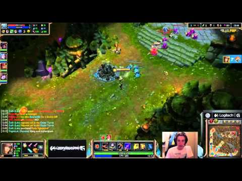 Bjergsen- Caitlyn vs Fizz - Mid Challenger