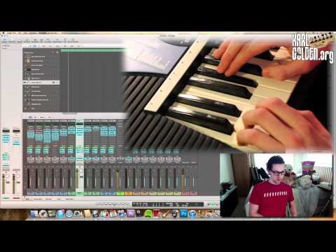Recording MIDI Drums - With a keyboard or without using Logic Pro 9 (Karl Golden)