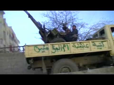 التصدي للطيران الحربي من قبل كتيبة عائشة أم المؤمنين في مدينة الرقة