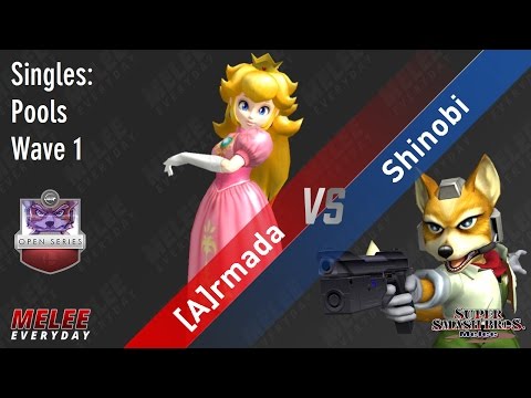 UGC Smash Open - [A] Armada (Peach) vs. Shinobi (Fox) - SSBM - Singles, Pools Wave 1