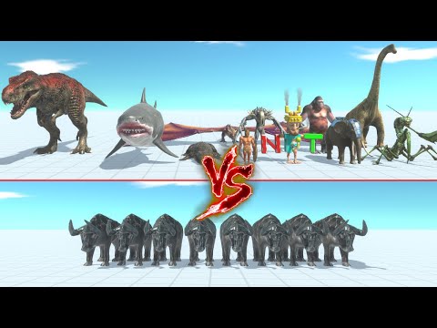 Every Boss Unit VS 8x Gorgon | ARBS - Animal Revolt Battle Simulator