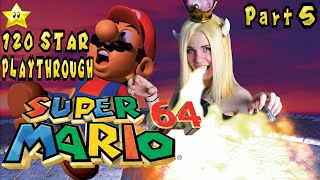 Bowsette in Snowman's Land | Super Mario 64 120 Star CosPlaythrough - Part 5