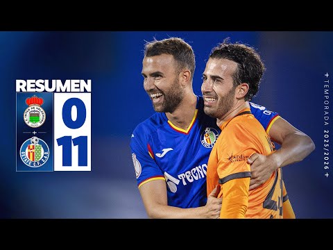RESUMEN PRIMERA RONDA | INTER DE VALDEMORO 0 - 11 GETAFE CF | COPA DEL REY