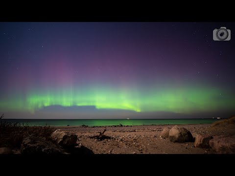 MOMENTS in Northern Sjælland Capturing Aurora Borealis [8k]