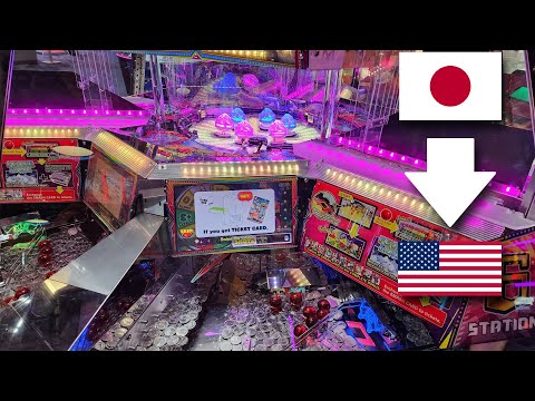This Coin Pusher Just Arrived From Japan