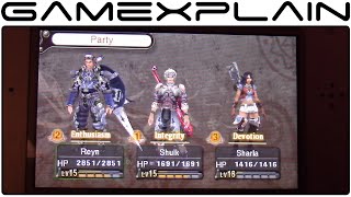 Xenoblade Chronicles 3D Hands-On Gameplay - Exploring Caves (w/ Direct Sound - New Nintendo 3DS)
