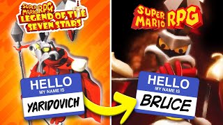 Super Mario RPG Remake CHANGES Mistranslated Names! (RIP Woolseyisms)