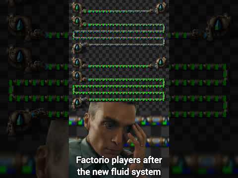 Factorio players after the new fluid system