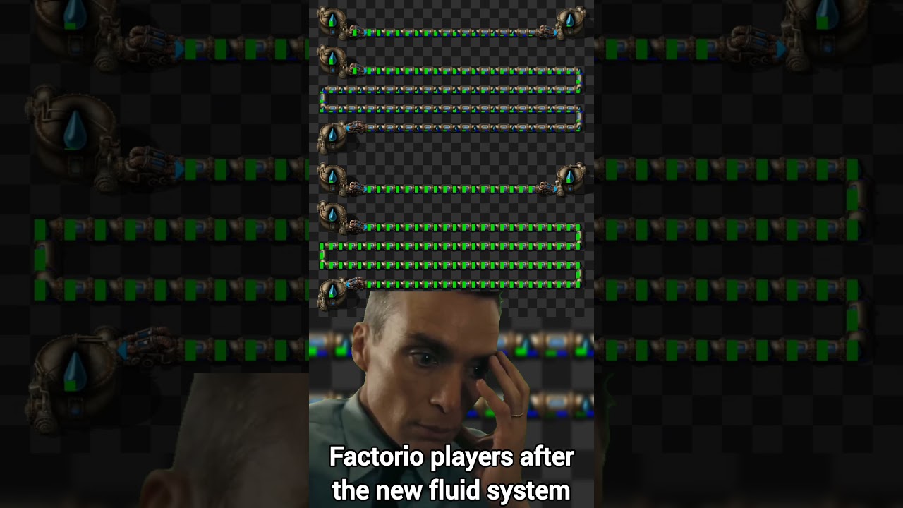 Factorio players after the new fluid system