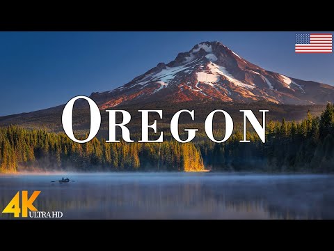 FLYING OVER OREGON (4K UHD) - Relaxing Music Along With Beautiful Nature Videos - 4k ULTRA HD